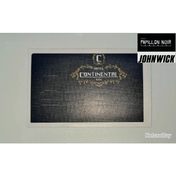 REDUCTION! NOUVEAU! JOHN WICK sticker CARTE BANCAIRE afin de la transformer en BLACKCARD CONTINENTAL