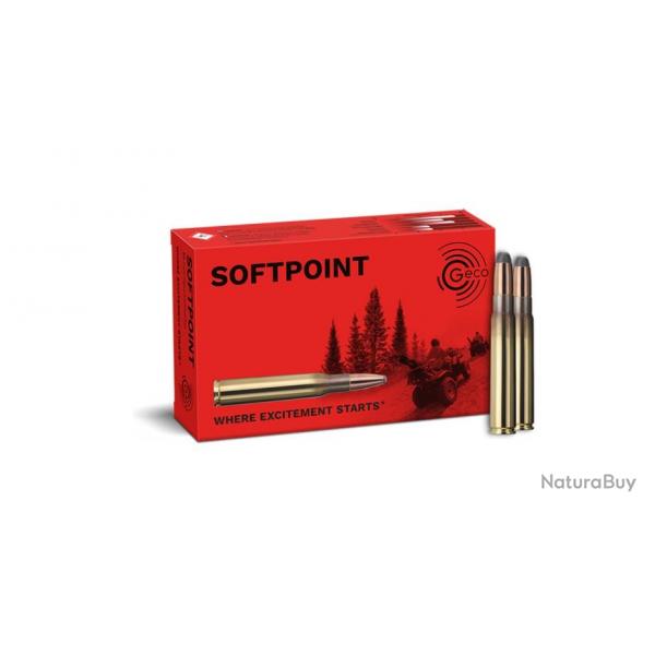 Munition Geco 9.3x62 Demi-blinde Softpoint 16.5g 255gr x5 boites