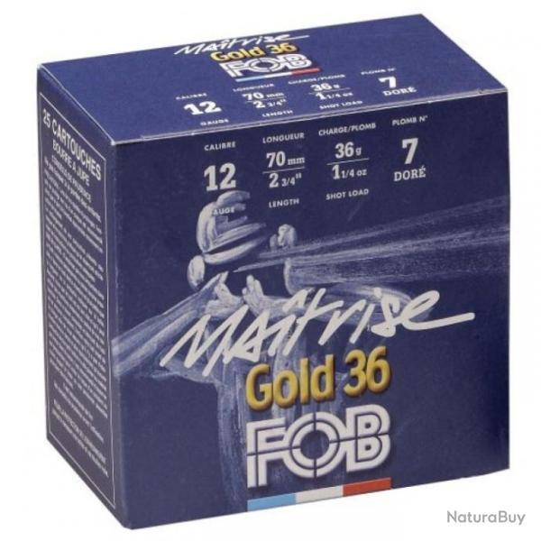 Cartouches FOB Maitrise Gold 36 Cal.12 70 36 g Par 1