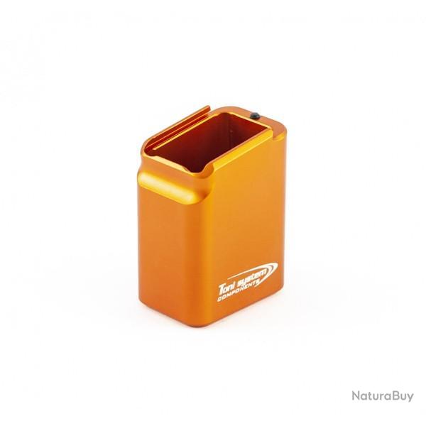 Extension chargeur +8/9 coups base pad pour CZ Tactical Sport - TONI SYSTEM - Orange
