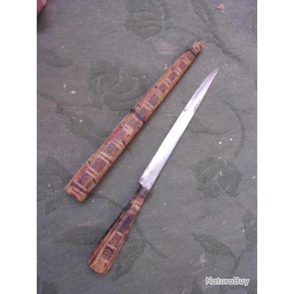 couteau africaine avec gaine 31 cm