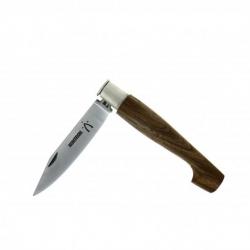 Couteau Nontron en Noyer N° 22 manche sabot lame inox 8 cm