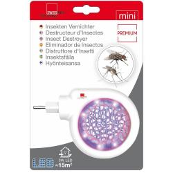 DESTRUCTEUR D'INSECTES LED MINI 3 WATTS PREMIUM SWISSINNO SOLUTIONS