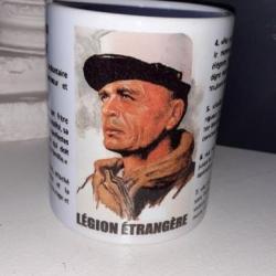 légion etrangère mug code d'honneur du légionnaire