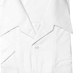 Chemisette col transformable blanche Homme T6