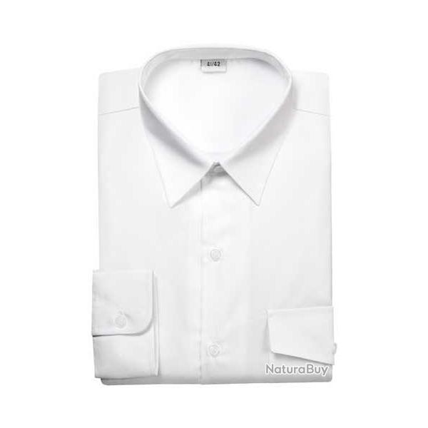 Chemise col ferm Blanche Homme T1