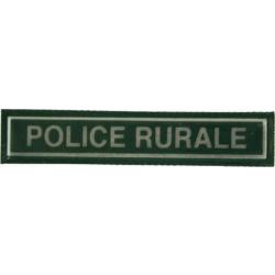 Barrette en PVC relief POLICE RURALE