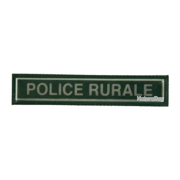 Barrette en PVC relief POLICE RURALE