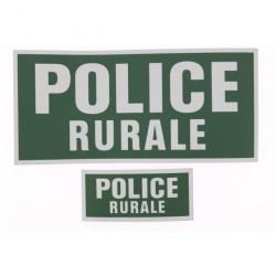 Panneau velcros rétro Police Rurale Vert