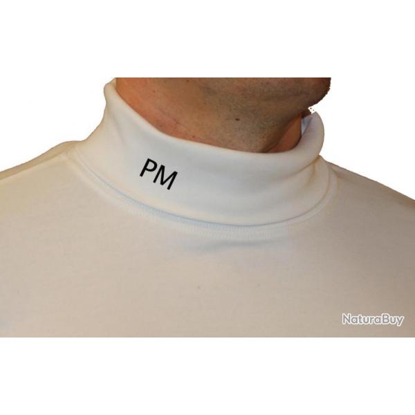 Sous pull col roul blanc PM