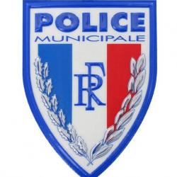 Ecusson Police Municipale plastique