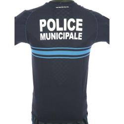 T Shirt Police Municipale AIRFLOW Bleu