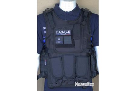 YAKEDA Camo Gilet Tactique, Veste Porte Plaque Ajustable pour Armée, Police  : : Mode