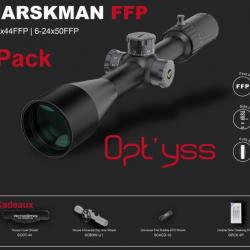 Vector optics Marksman 6-24x50 FFP pack optyss