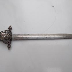 Épée miniature, aux armes d Alger.