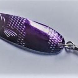 Cuiller ondulante - 4 gr - 40 mm - Color violet
