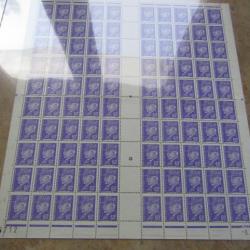 planche timbres Philippe Pétain Maréchal FRANCE chef Etat Français Vichy collaboration ww2 originale
