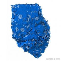Filet de camouflage 3m x 2.40m (Couleur Camouflage Bleu ciel)