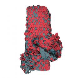 Filet de camouflage 3m x 2.40m (Couleur Camouflage Red Hot)