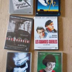 6 DVD : comme neuf (Voir photos)Livraison : COLISSIMO (620g)