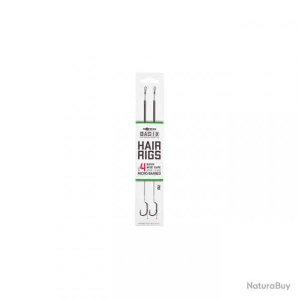 Hamecon Montee Korda Basix Hair Rigs Wide Gape N4-25lbs