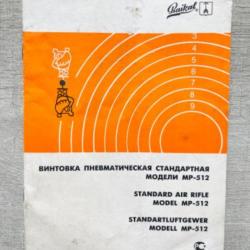 Notice Carabine Baikal modele MP 512 Occasion