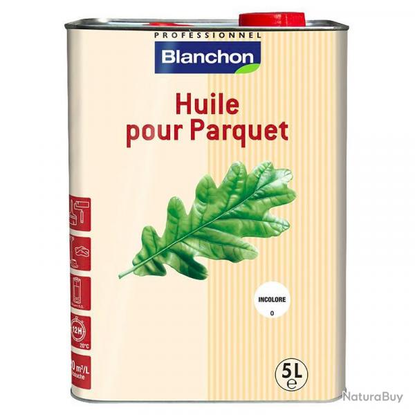 Huile pour parquet Blanchon 5L incolore prt  l'emploi