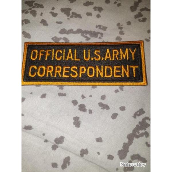 Patch tissu US  Correspondent  P3