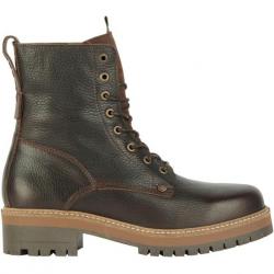 Bottines en cuir Lucinda (Couleur: Dark Brown, Taille: 7)