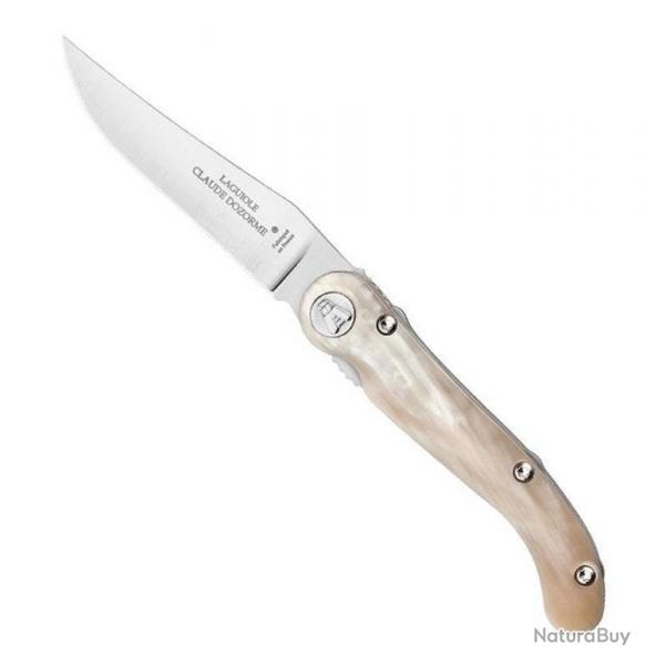 Couteau Laguiole "Baroudeur", Manche corne claire [Claude Dozorme]