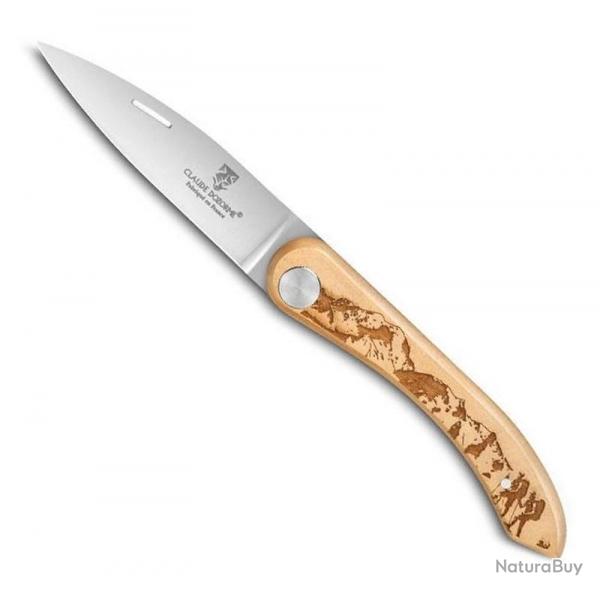 Couteau "Capucin - Scne de randonne" buis [Claude Dozorme]