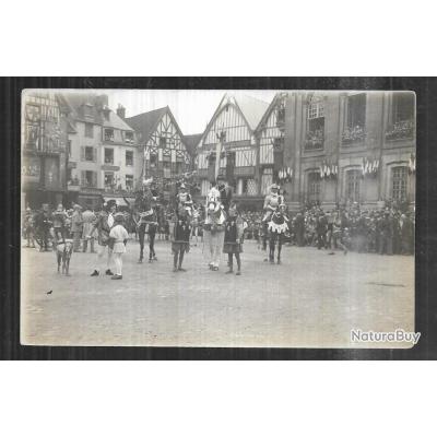 Beauvais F Tes Jeanne Hachette Carte Photo Louis Xi Cheval Chien Tendard Royal Cartes