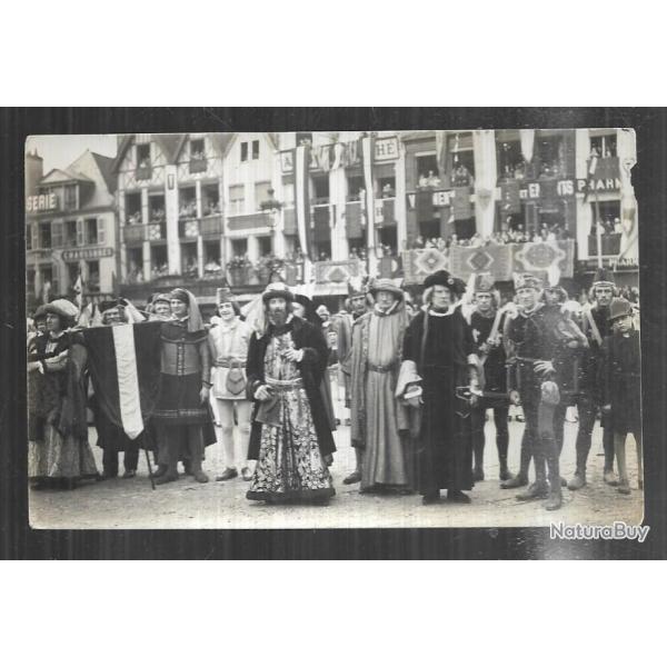 beauvais ftes jeanne hachette carte photo  notables figurants , colin pilon, tendard de la ville