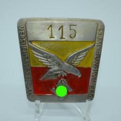 Insigne de la médaille Peenemünde - West V2 3