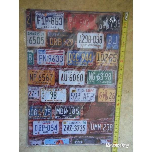 Plaque dcoration vintage collection ameublement