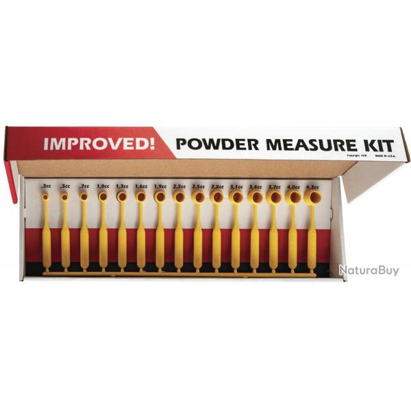 90100 Set de 15 mesurettes  poudre gradue de 0,3cc  4,30cc