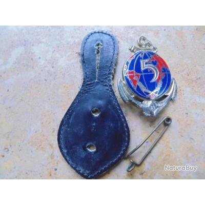 Insigne Marine Aviso Escorteur Commandant Dominé / Augis Lyon en Creux