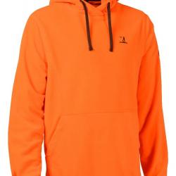 Sweat Shirt Polaire Percussion Orange