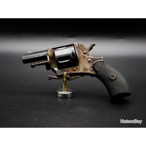 Magnifique Revolver Type Bulldog Jasp Dieudonn Debouxthay cal 320