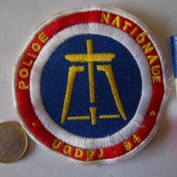 écusson obsolète ! Police Nationale Val-de-Marne insigne collection
