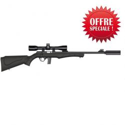 Pack silence ROSSI 17 HMR Lunette 3-9x40 silencieux 2 chargeurs 1/2X20 UNF