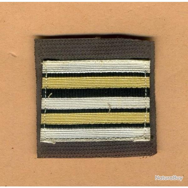 Galon de combat  -  grade de lieutenant-colonel  (galons blancs)