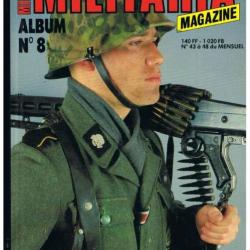 Reliure N°8 de militaria magazine du N°43 au N°48