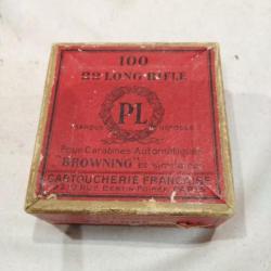 boite de 100 cartouches 22lr pour carabines automatiques Browning