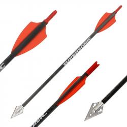 Flèches de chasse X-BOW FMA Supersonic Tactical ProHunt Pack - 10 pièces