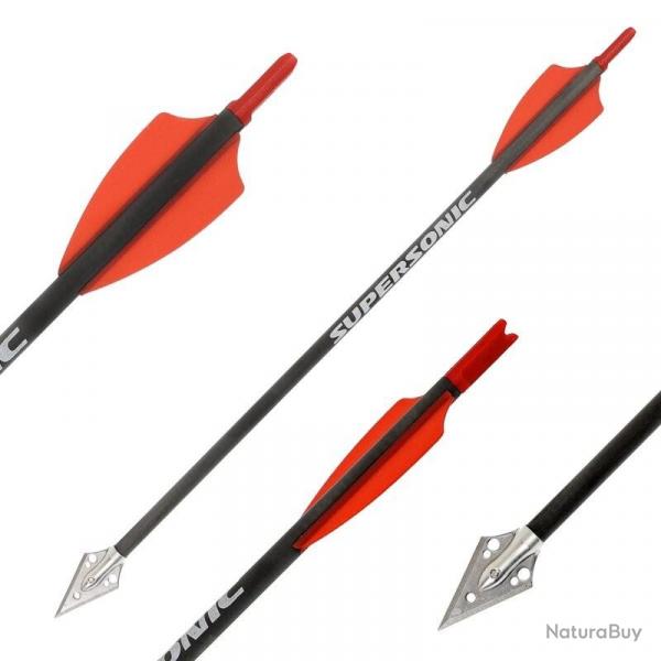Flches de chasse X-BOW FMA Supersonic Tactical ProHunt Pack - 10 pices