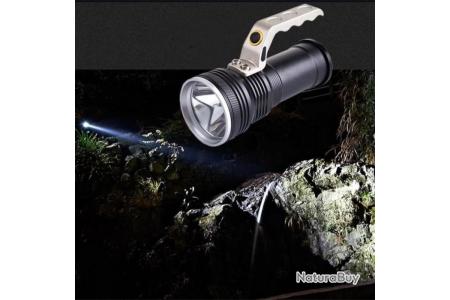 Puissante Lampe Torche LED CREE XM-L 3000LM + batterie rechargeable 2 pièces