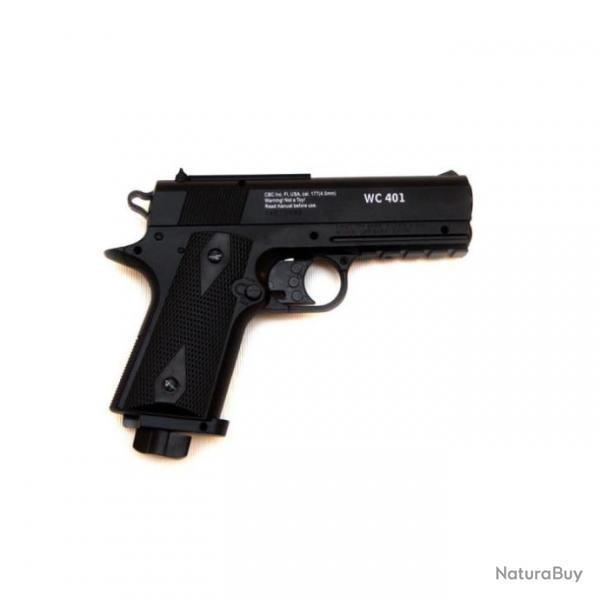 Pistolet  plomb Co2 Borner Wc 401 - Cal. 4.5 BB's - 4.5 mm / 3 Joules