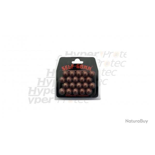 Balles caoutchouc 18 mm pour le lanceur