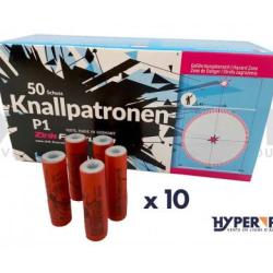 10 fusées détonantes pour arme alarme tir artifice